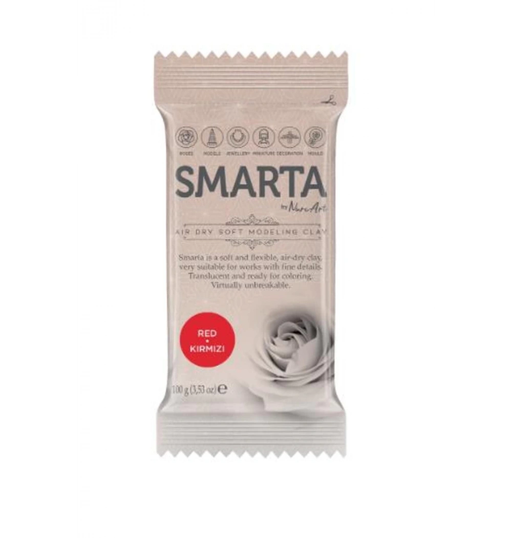 Smarta Akıllı Model Hamur Kırmızı 100Gr