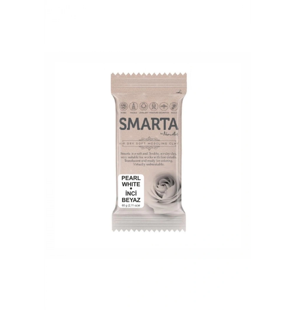 Smarta Akıllı Model Hamur İnci Beyaz 60 Gr