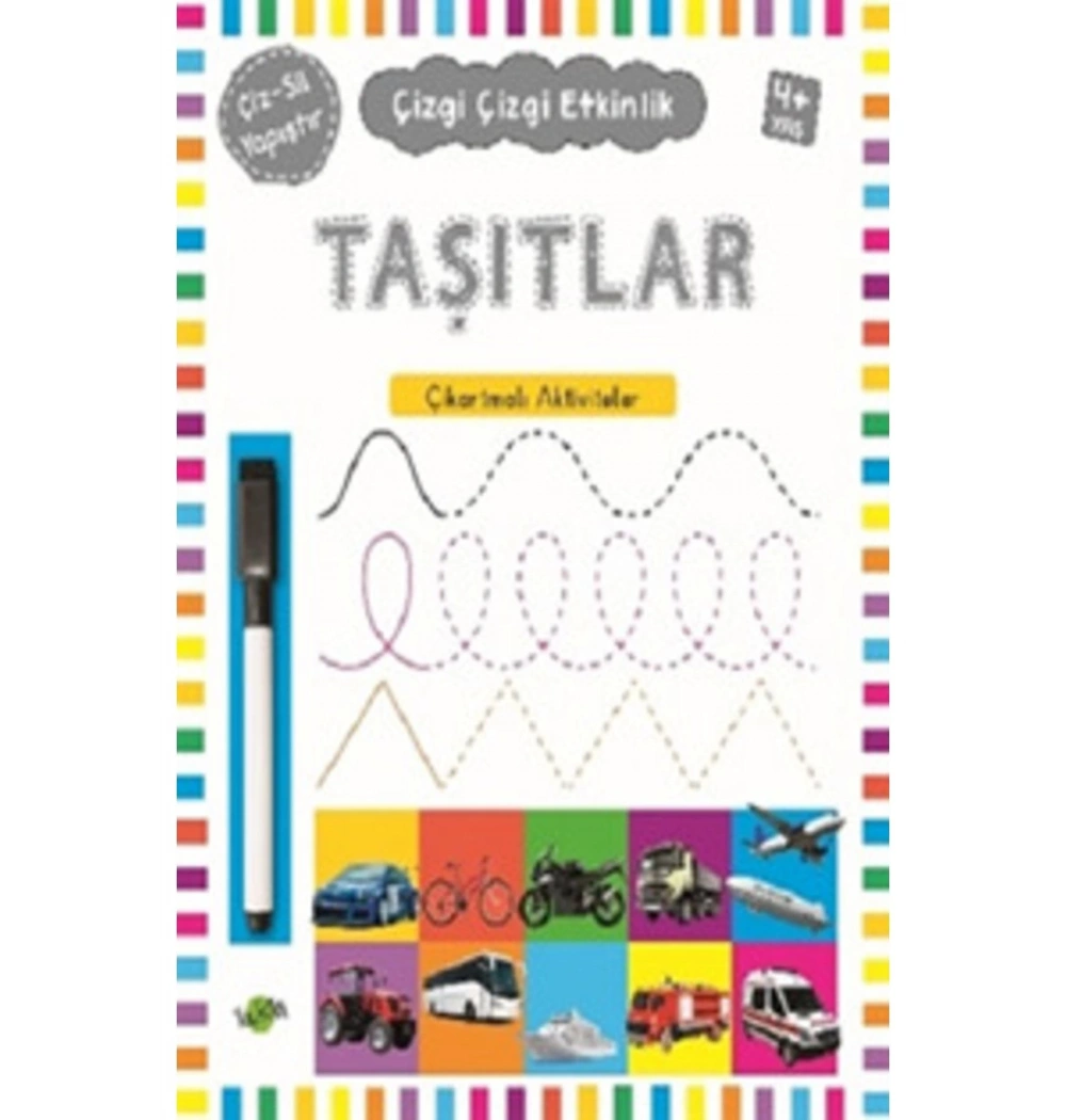 Taşıtlar Çizgi Etkinlik 4+ Yaş  Kukla