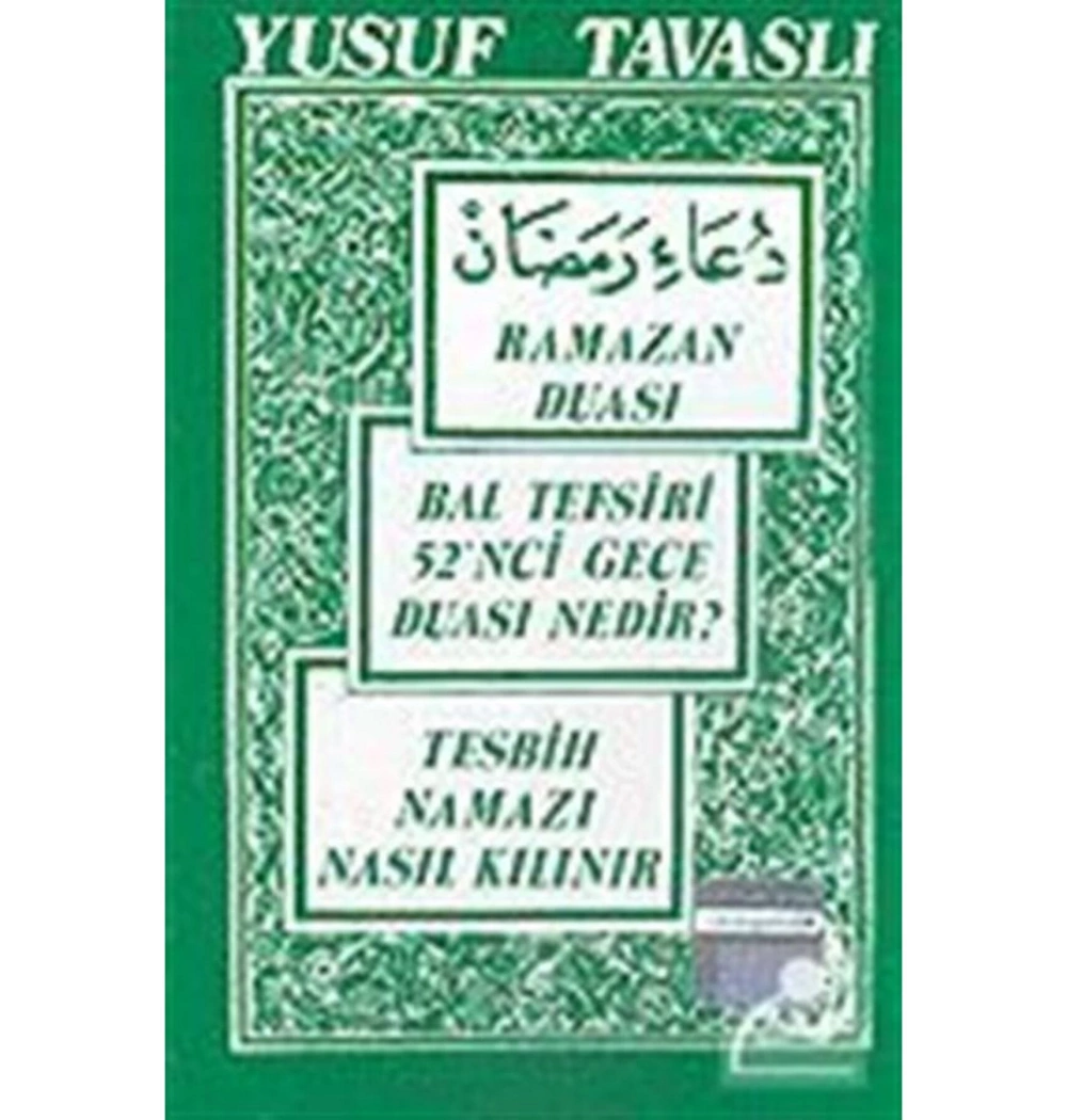 Tavaslı C06 Ramazan Duası Ve Bal Tefsiri Cep Boy
