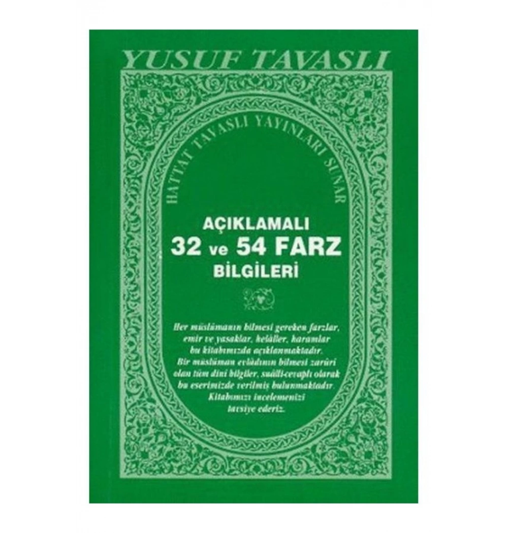 Tavaslı C11 Açıklamalı 32 Ve 54 Farz Bilgileri Cep Boy