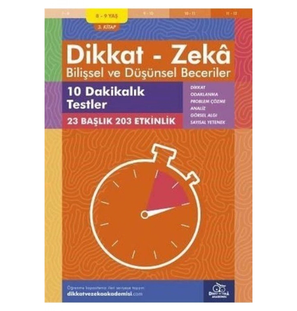Aikkat Zeka 3.Kitap10 Dakikalık Testler