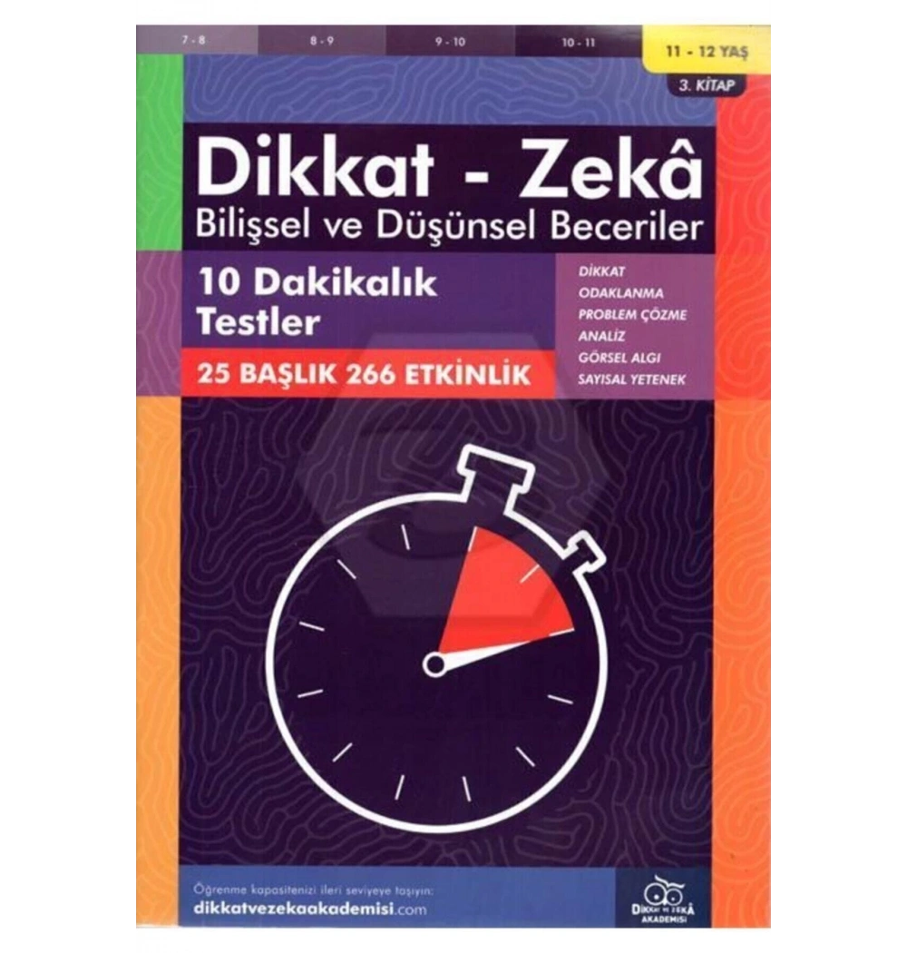 Dikkat Zeka 3.Kitap 10 Dakikalık Testler