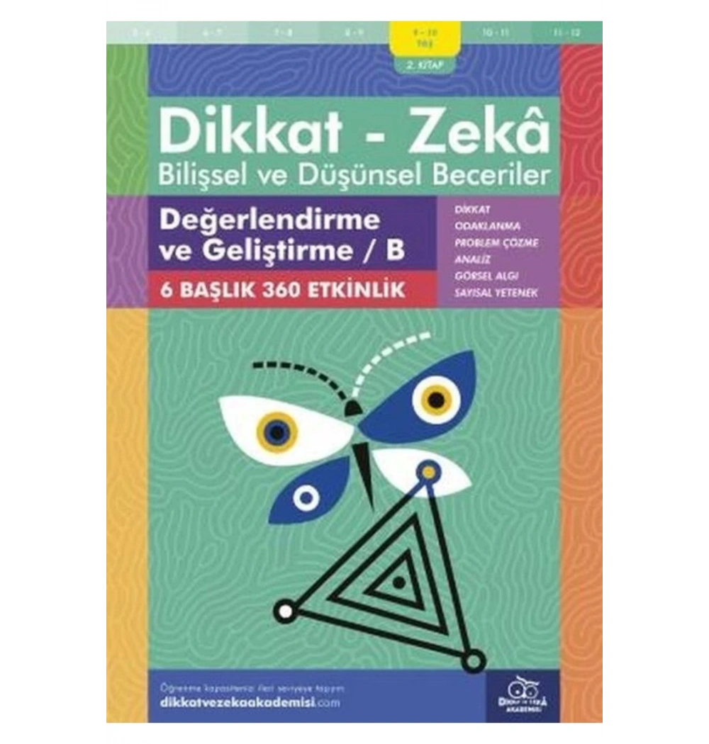 Dikkat Zeka 1.Kitap Değerlendirme Geliştirme-A  9-10 Yaş