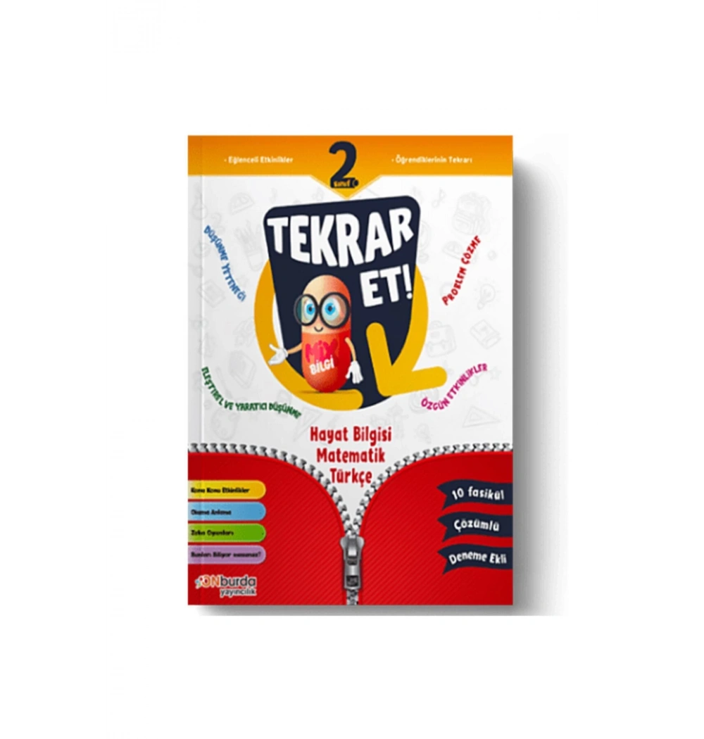 Onburda 2.Sınıf Tekrar Et Çözümlü 10 Fasikül