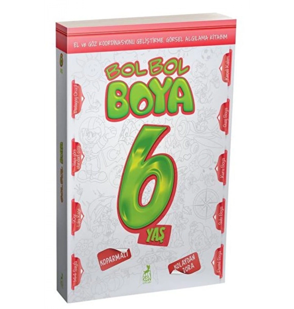 Bol bol Boya 6 Yaş Ren Çocuk