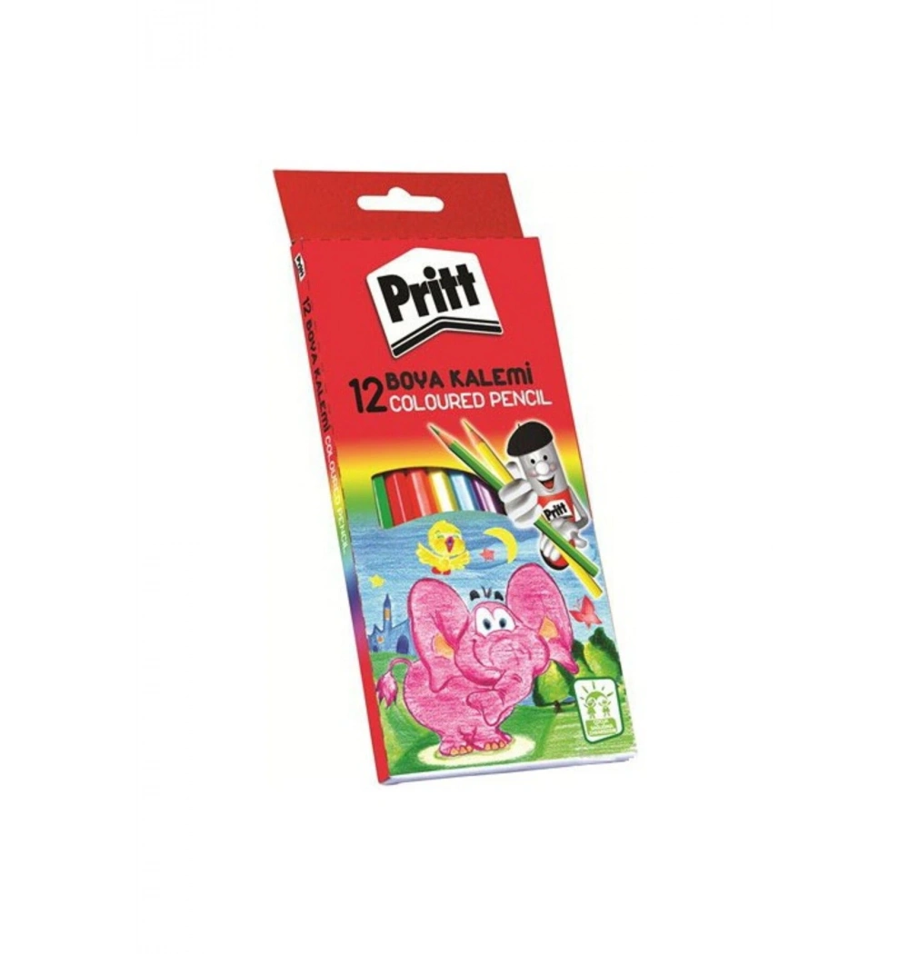 Pritt Kuru Boya 12 Renk Uzun