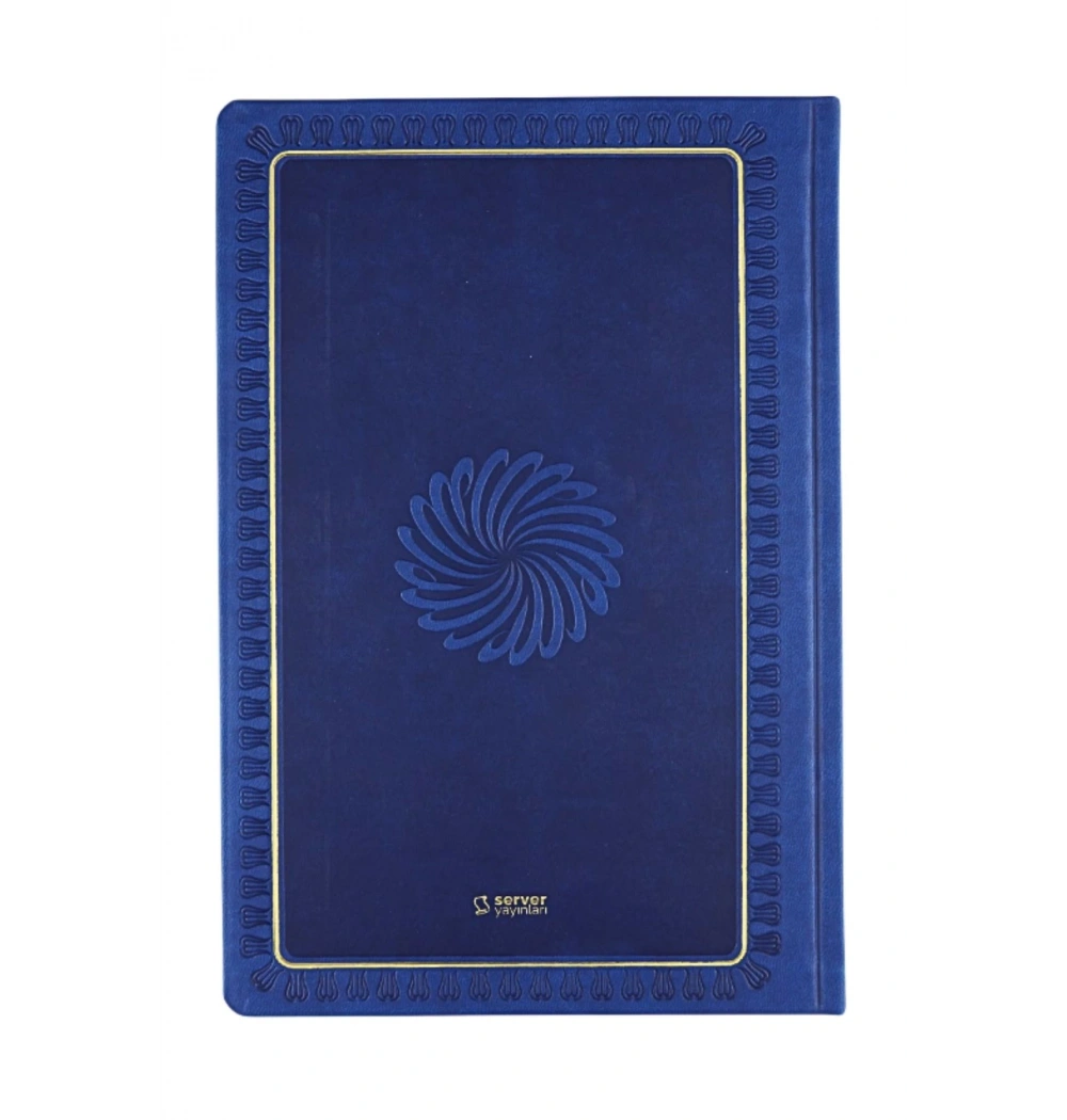 Feyzül Furkan Tefsirli Metinsiz Meal Büyük Boy Lacivert Ciltli Server