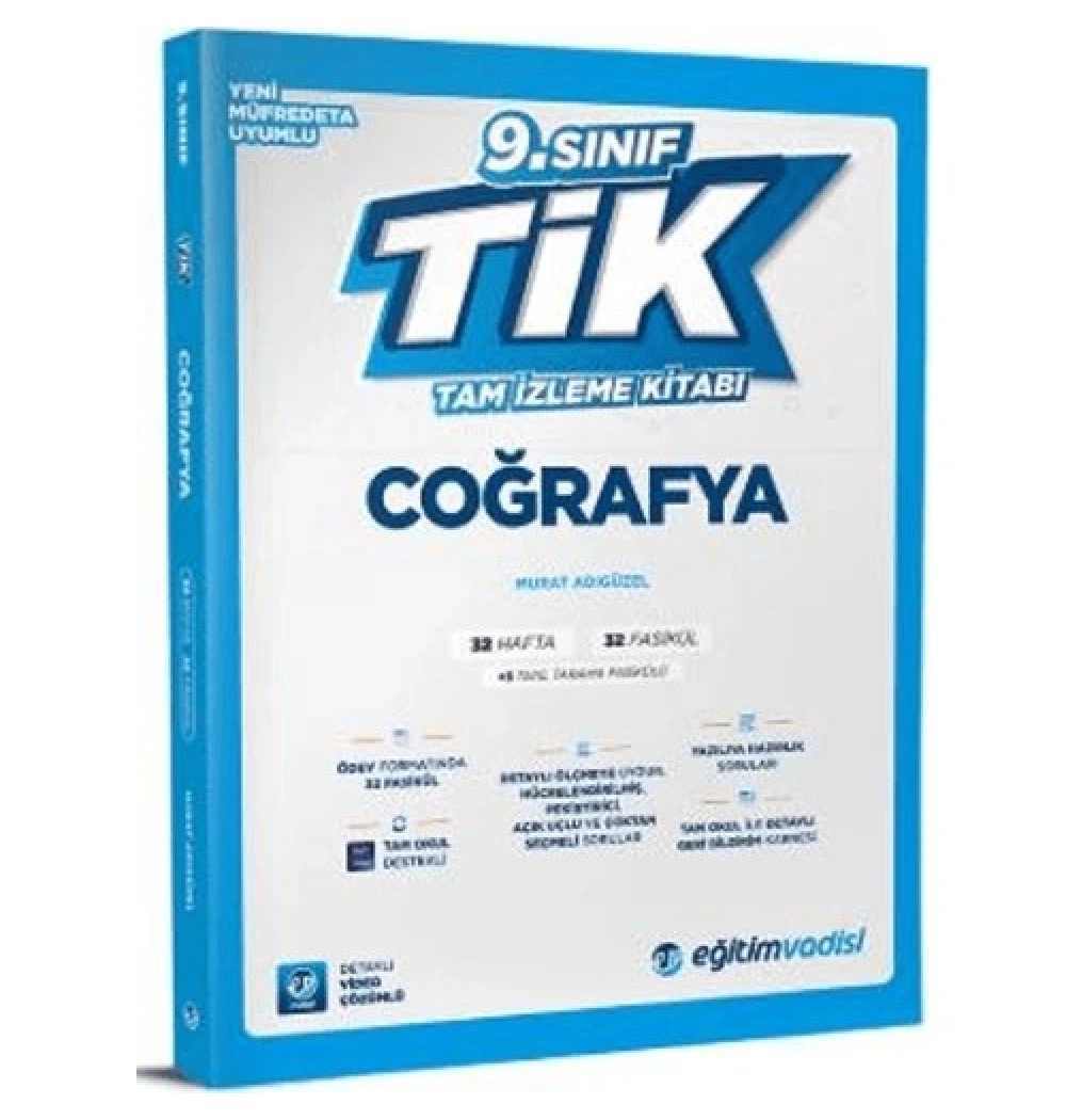 9.Sınıf Tak Coğrafya Tam Anlatım Kitabı Eğitim Vadisi