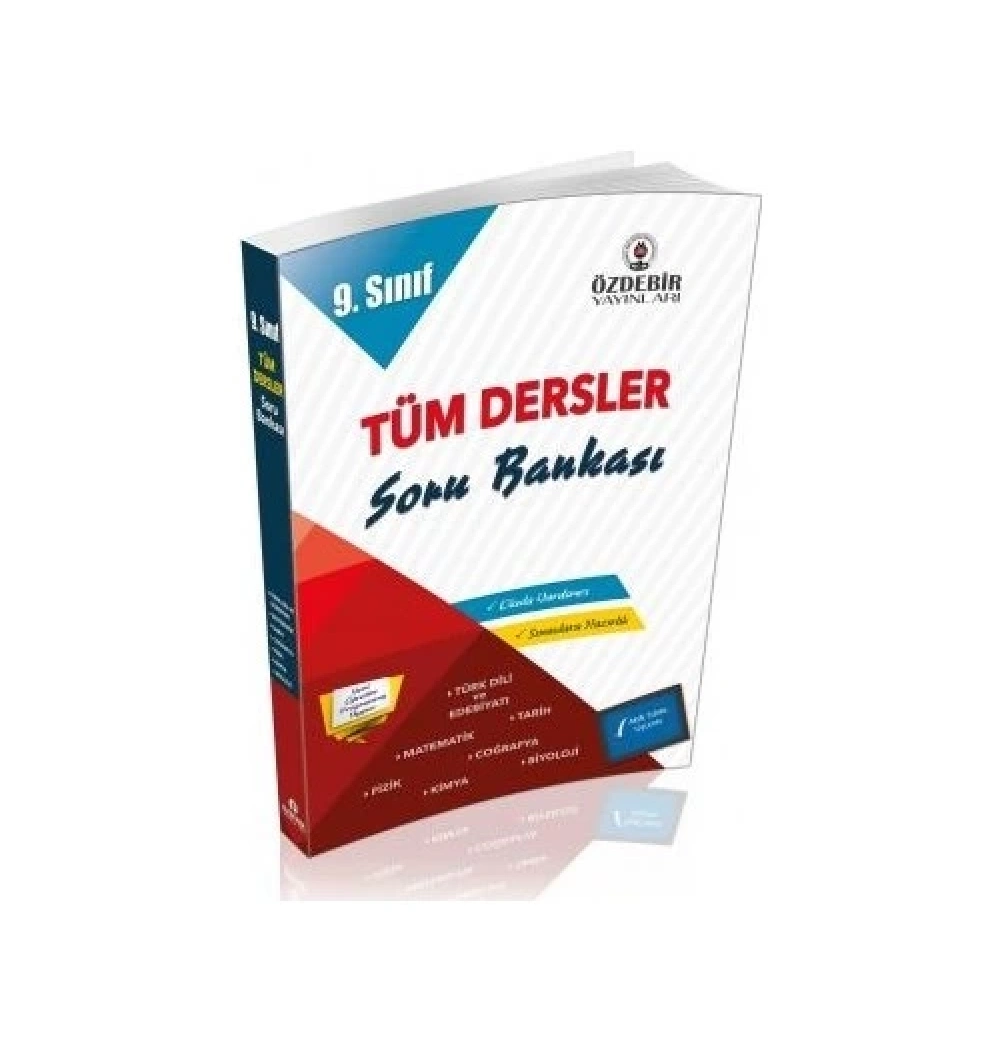 9.Sınıf Tüm Dersler Soru Bankası   Özdebir