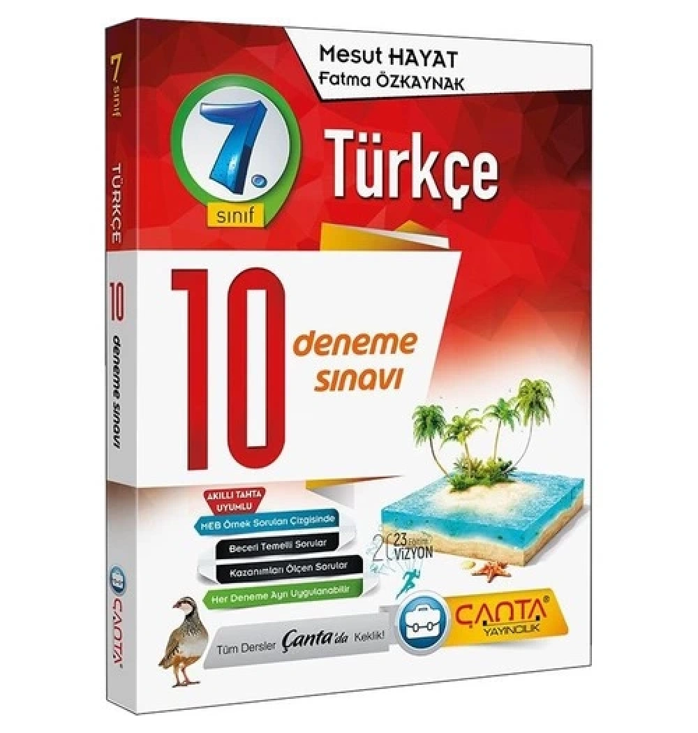 Çanta 7.Sınıf Türkçe 10 Deneme Sınavı