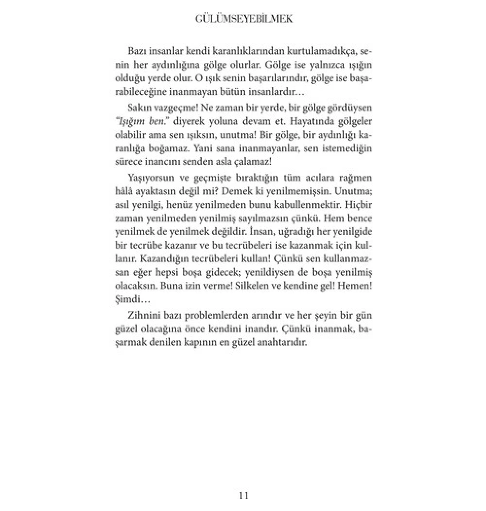 Gülümseyebilmek  İbrahim Çoban  Olimpos