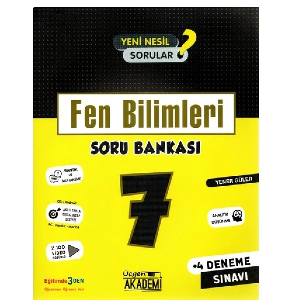 Üçgen 7.Sınıf Fen Bilimleri Soru Bankası