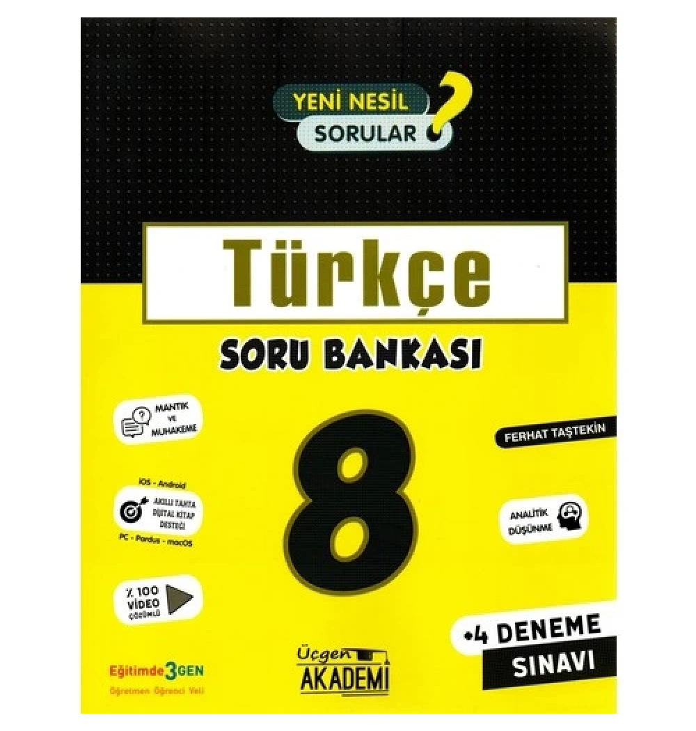 Üçgen 8.Sınıf Türkçe Soru Bankası