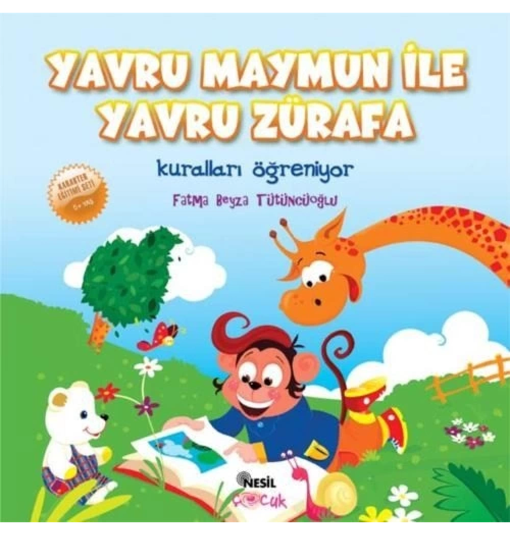 Yavru Maymun İle Yavru  Zürafa Kuralları Öğreniyor  Nesil