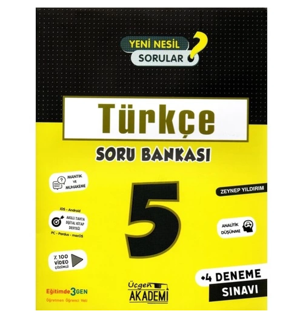 Üçgen 5.Sınıf Türkçe Soru Bankası