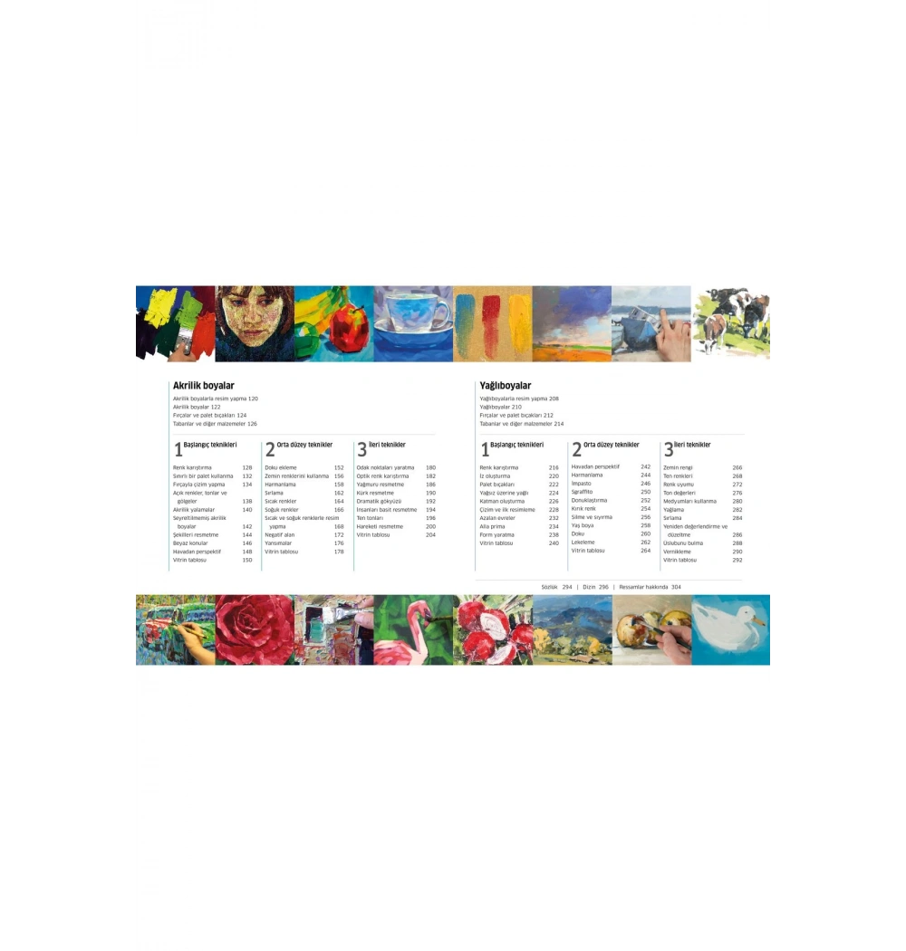 Ressamin Resi̇M Tekni̇Kleri̇ Ci̇Ltli̇ Alfa Basım