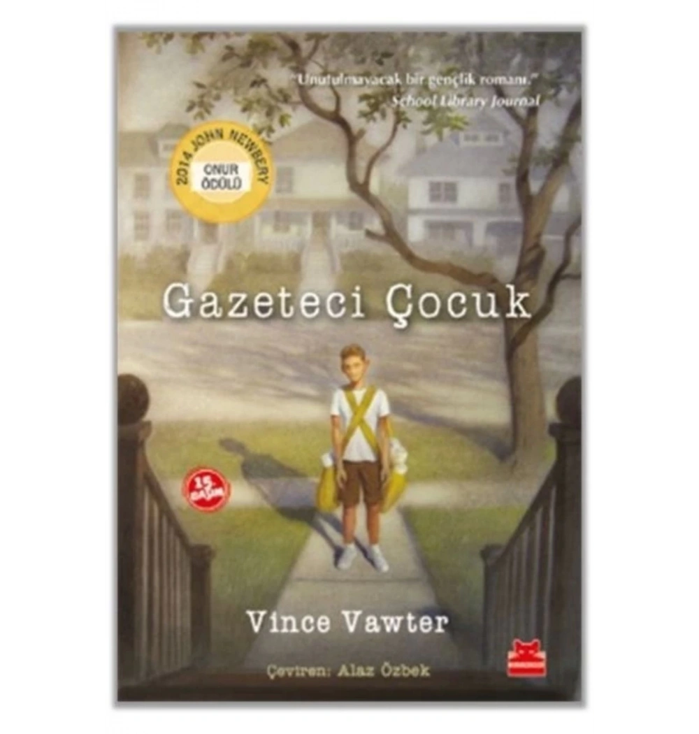 Gazeteci Çocuk Kırmızı Kedi