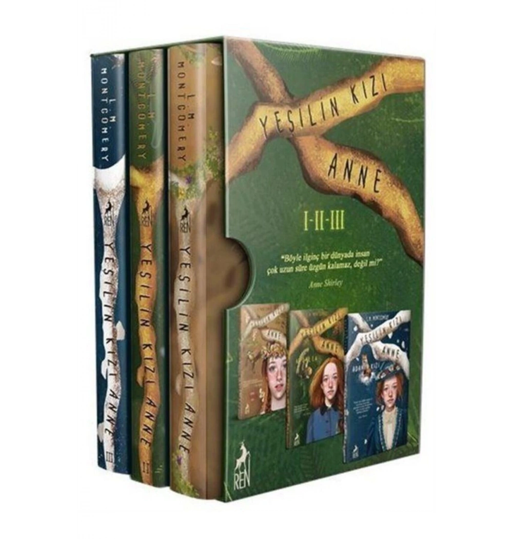 Yeşilin Kızı Anne Ciltli 3 Kitap Renkitap