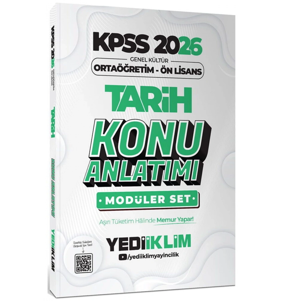 Kpss 2026 Gy Orta Öğretim Önlisans 5 Li Modüler Set Konu Anlatım  Yediiklim