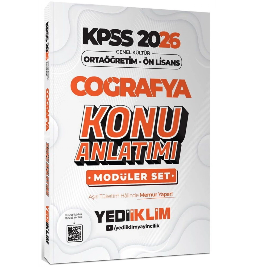 Kpss 2026 Gy Orta Öğretim Önlisans 5 Li Modüler Set Konu Anlatım  Yediiklim