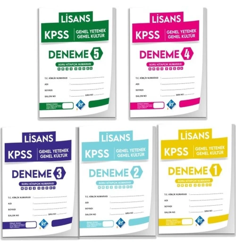 Kr Kpss Gy Gk Lisans 5 Li Deneme Seti