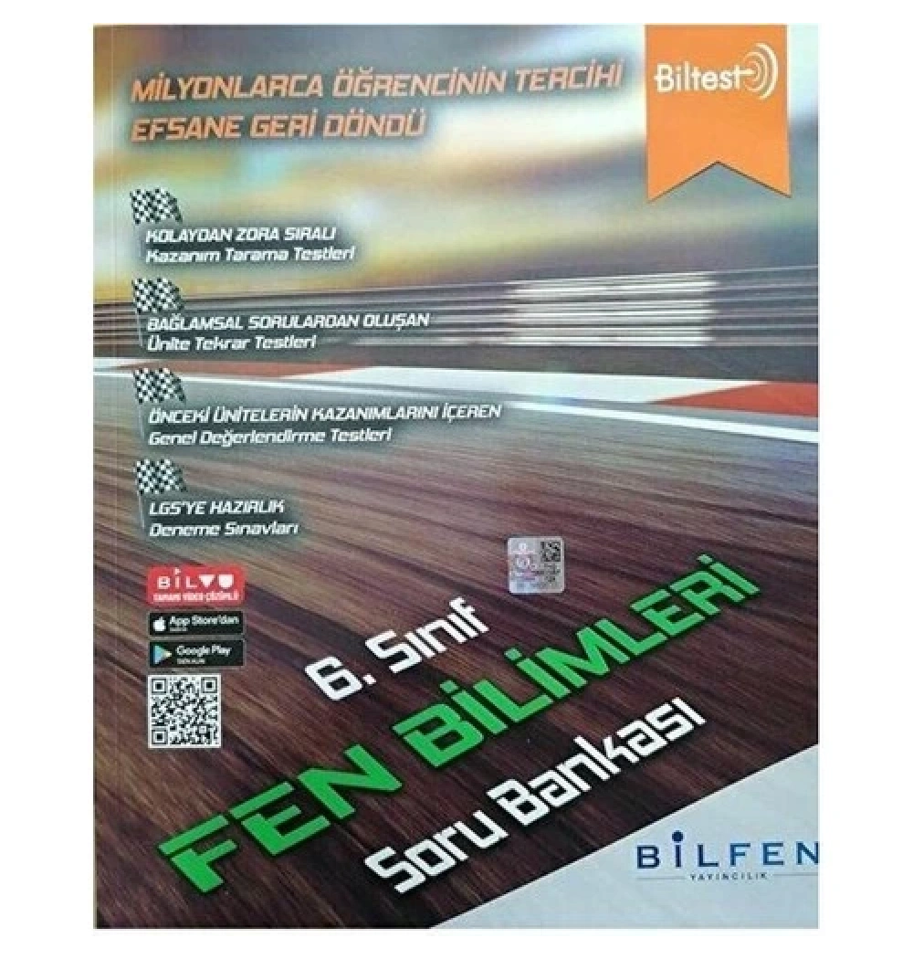 Bilfen 6.Sınıf Biltest Fen Bilimleri Soru Bankası
