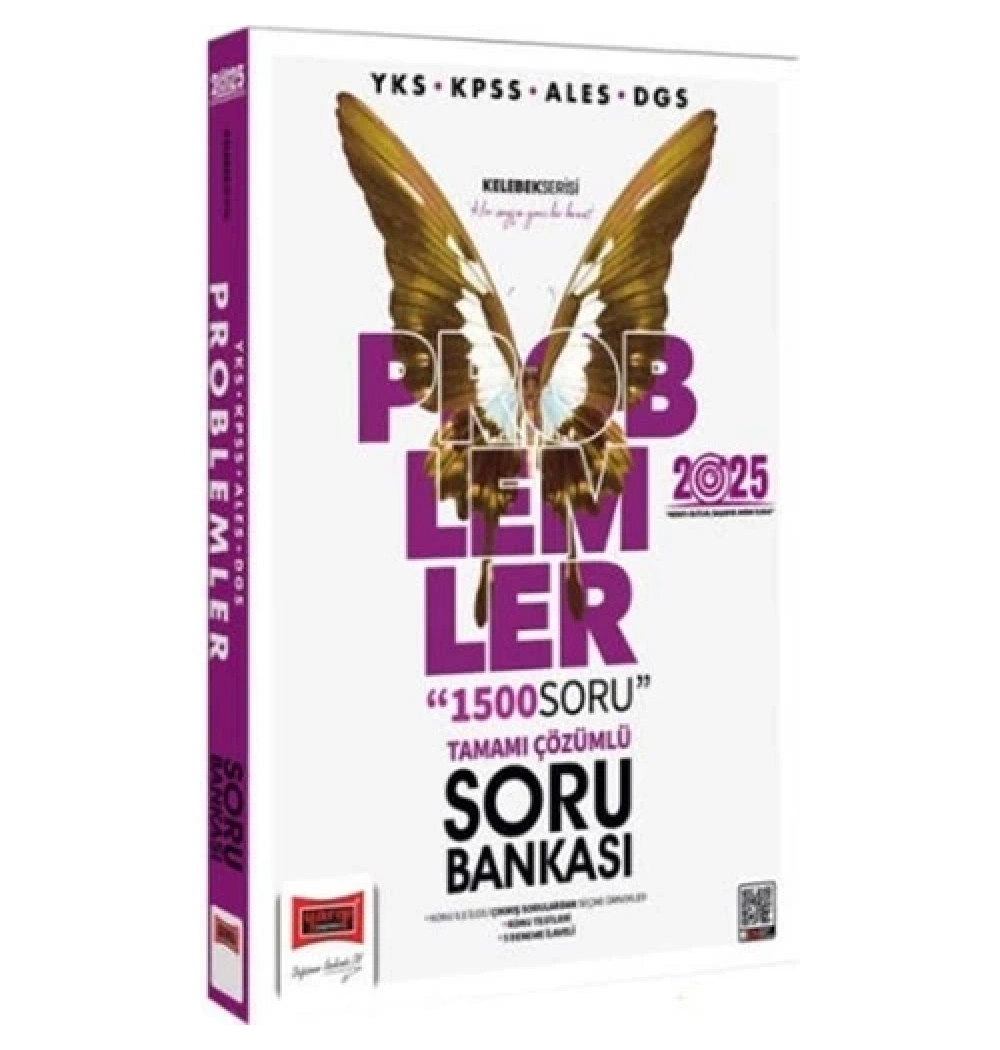 Yargı 2025 Kpss Ales Dgs Problemler 1500 Çözümlü Soru Bankası Kelebek Seri