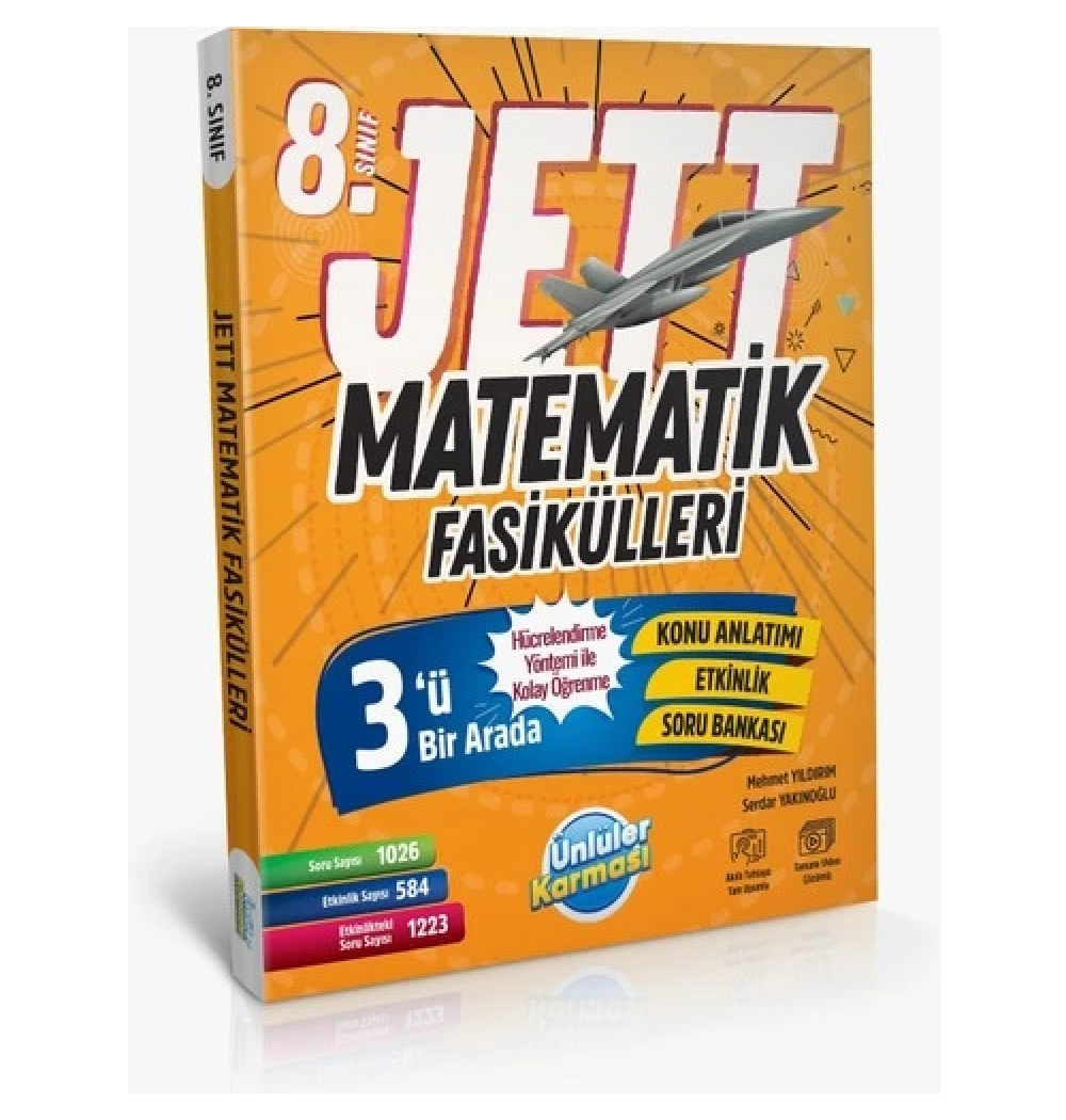 8.Sınıf Jett Matematik Fasikülleri  Ünlüler Karması