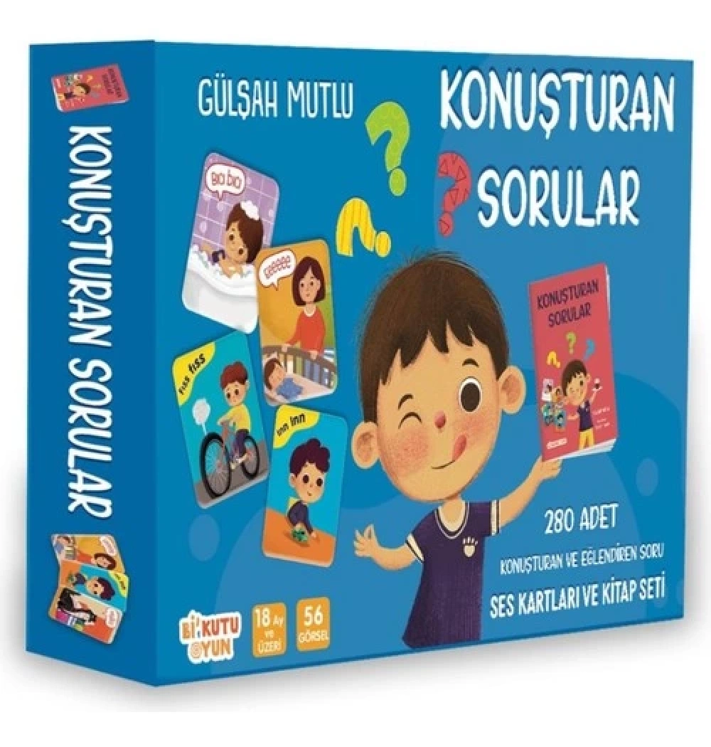 Konuşturan Sorular Ses Kartları Ve Kitap Seti Bikutu Oyun