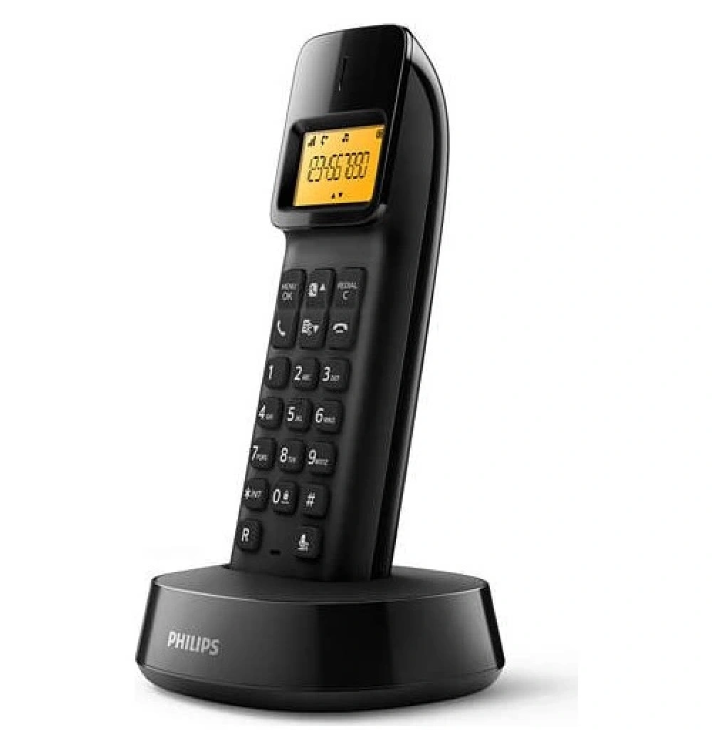 Phılıps Kablosuz Telefon Siyah D1401B
