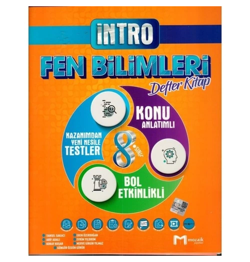 Mozaik 8.Sınıf Fen Bilimleri Defter Kitap