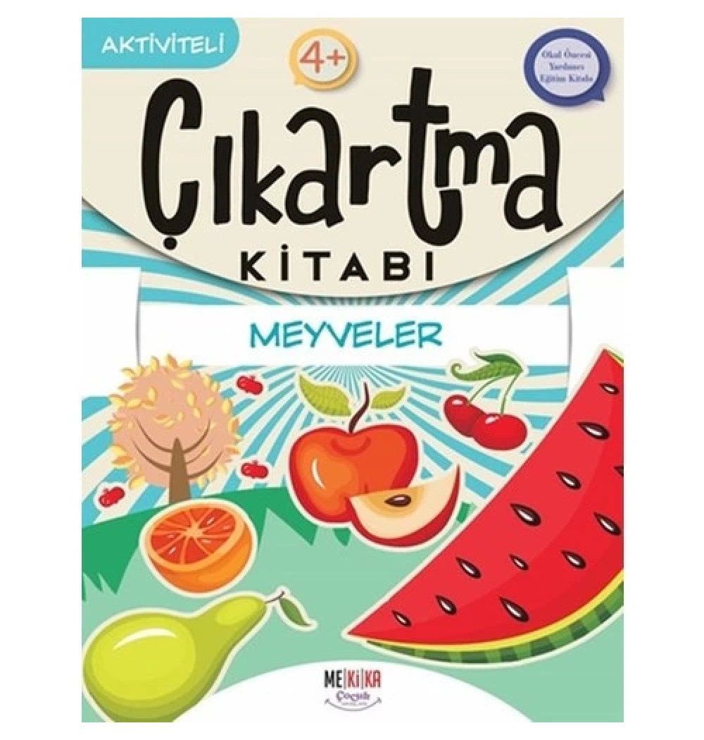 Meyveler Çıkartma Kitabı  Mekika Çocuk