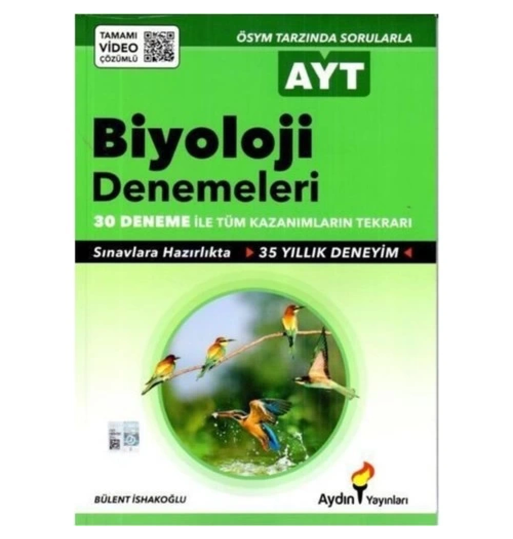 Ayt Biyoloji 30 Deneme Seti Aydın Yayın