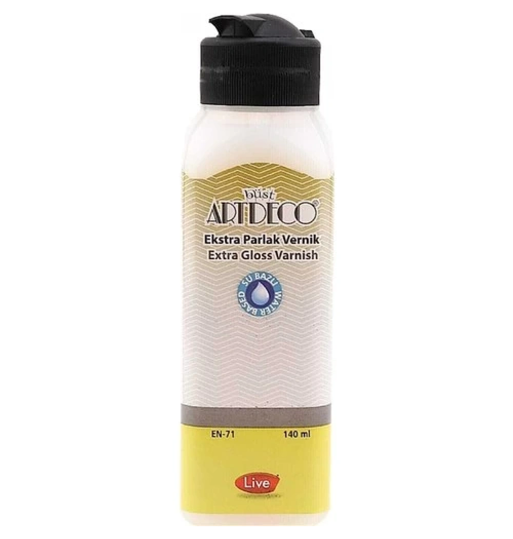 Lisans Artdeco Su Bazlı Ekstra Parlak Vernik 140  Ml  Lv-Y-073R-04