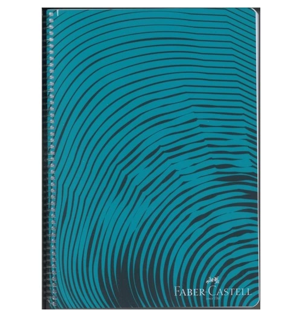Faber Castell Defter Waves Pp Kapak Spiralli 80 Yaprak Kareli 5075000435000