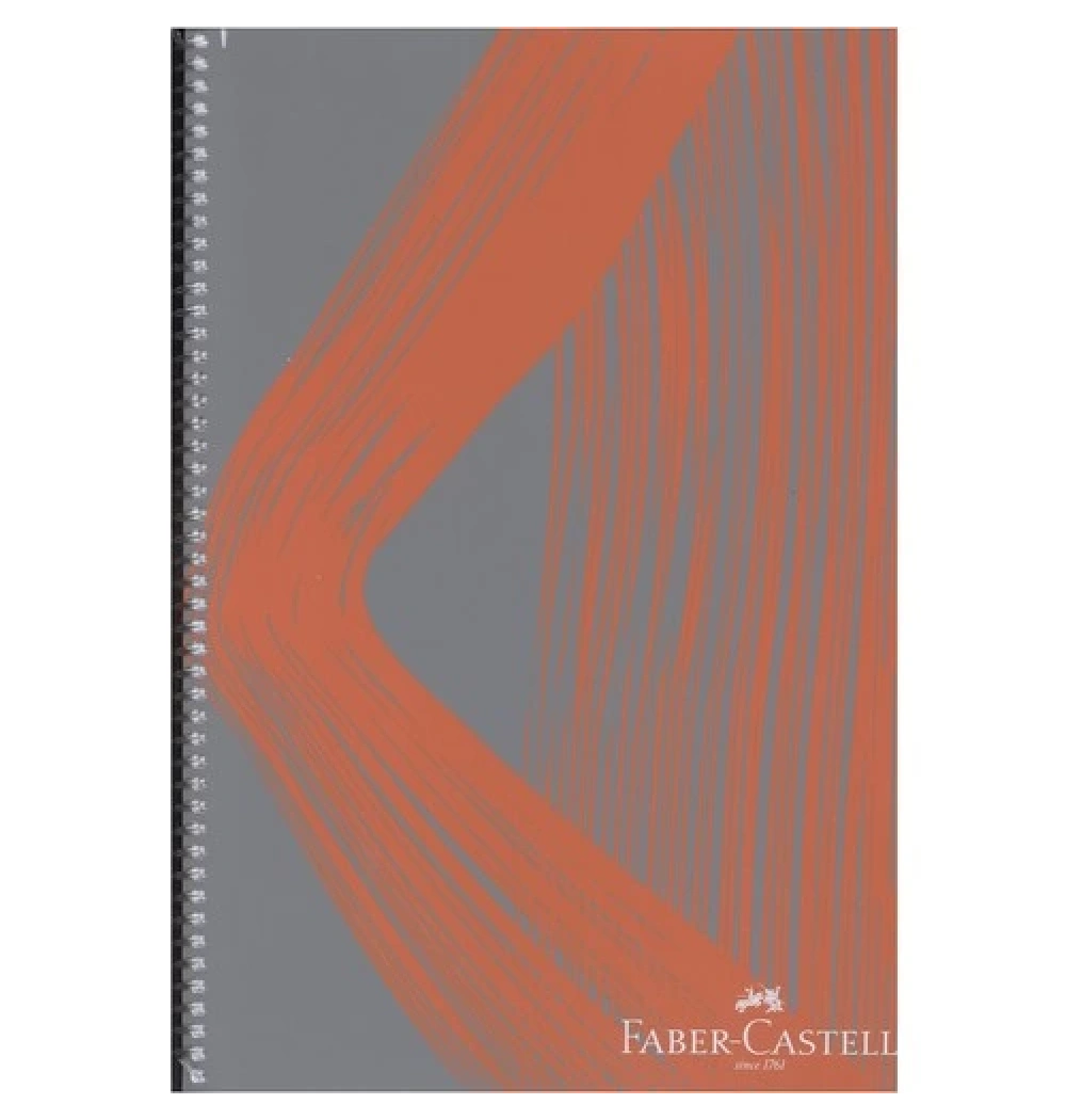 Faber Castell Defter Waves Pp Kapak Spiralli 80 Yaprak Kareli 5075000435000