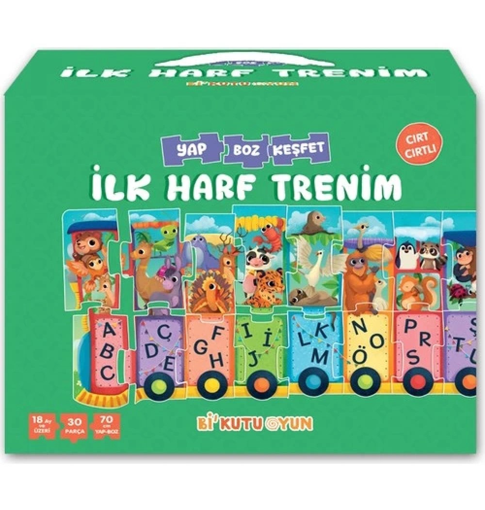 İlk Harf Trenim Cırt Cırtlı Yap Boz Keşfet Bikutu Oyun