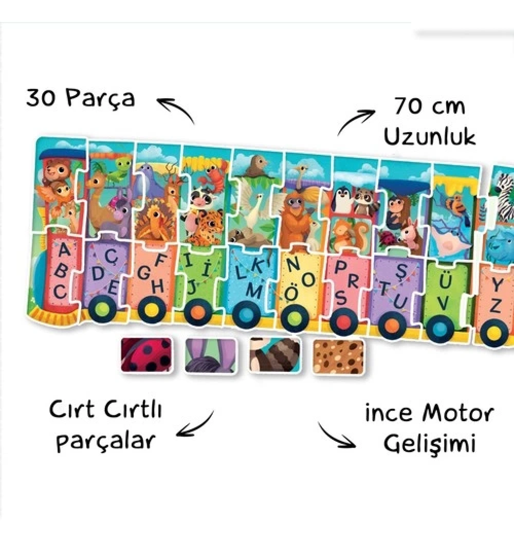 İlk Harf Trenim Cırt Cırtlı Yap Boz Keşfet Bikutu Oyun