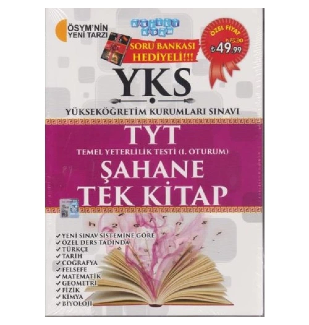 Yks Tyt Şahane Tek Kitap Soru Bankası Akıllıadam