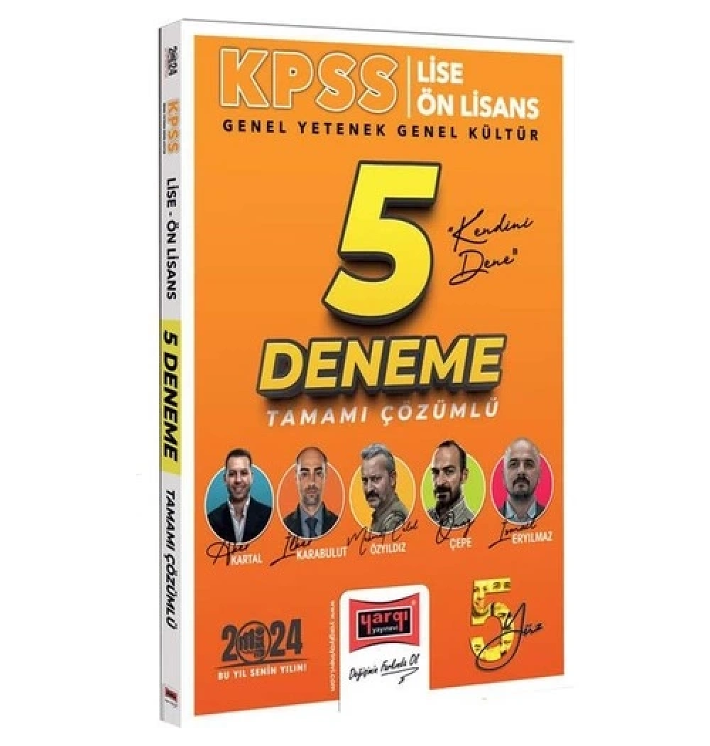 Yargı 024 Kpss Lise Önlisans Gy Gk 5 Çözümlü Deneme