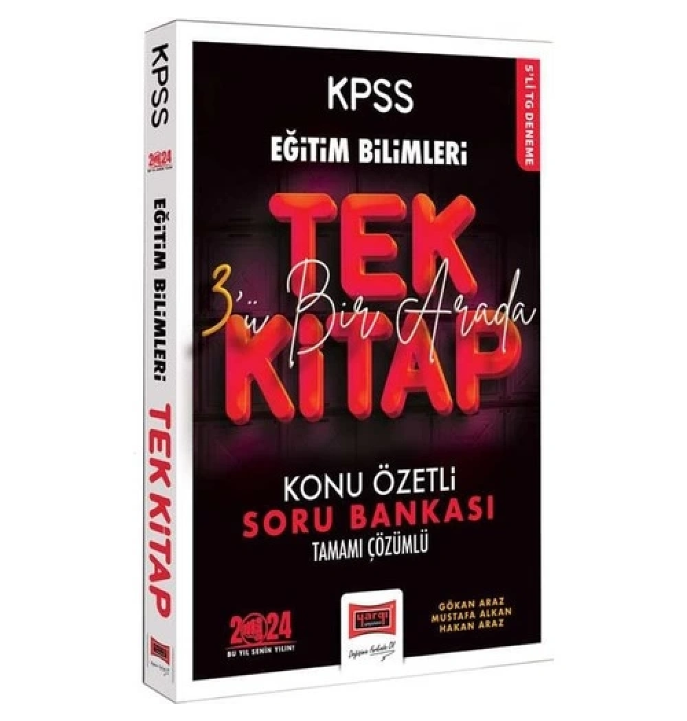 Yargı 2024 Kpss Eğitim Bilimleri Tek Kitap Konu Özetli Soru Bankası