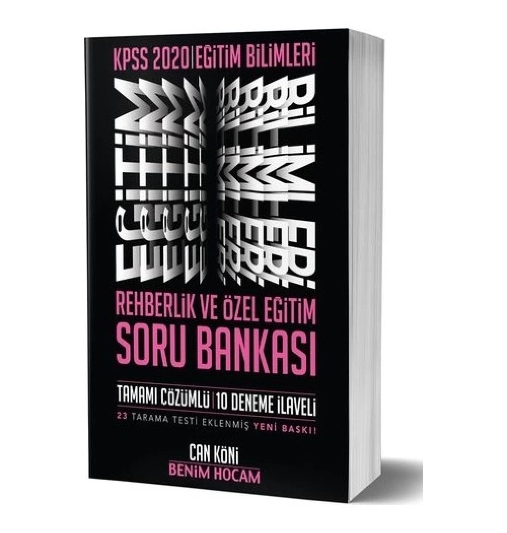Kpss 2020 Eğitim Bilimleri Rehberlik Özel Eğitim Soru Bankası  Benim Hocam