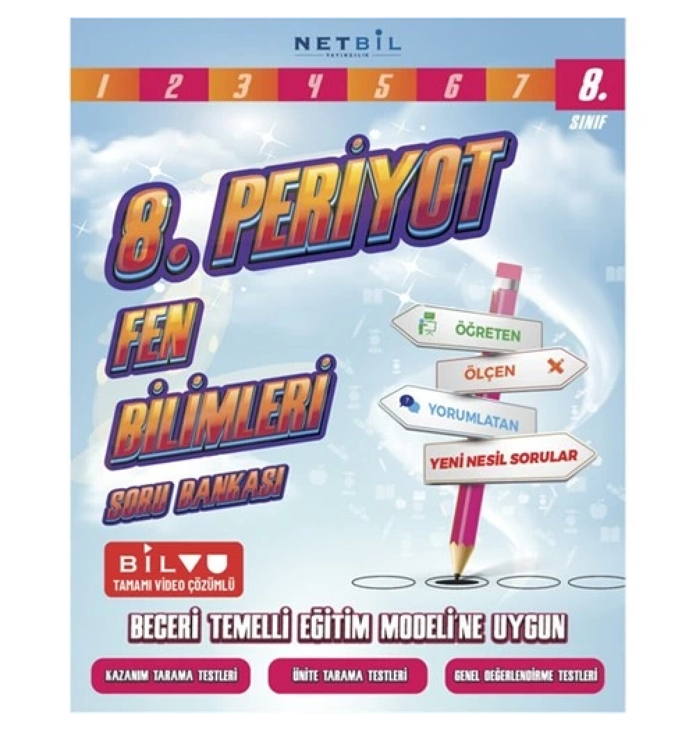 Netbil 8.Sınıf Fen Bilimleri Periyot Soru Bankası