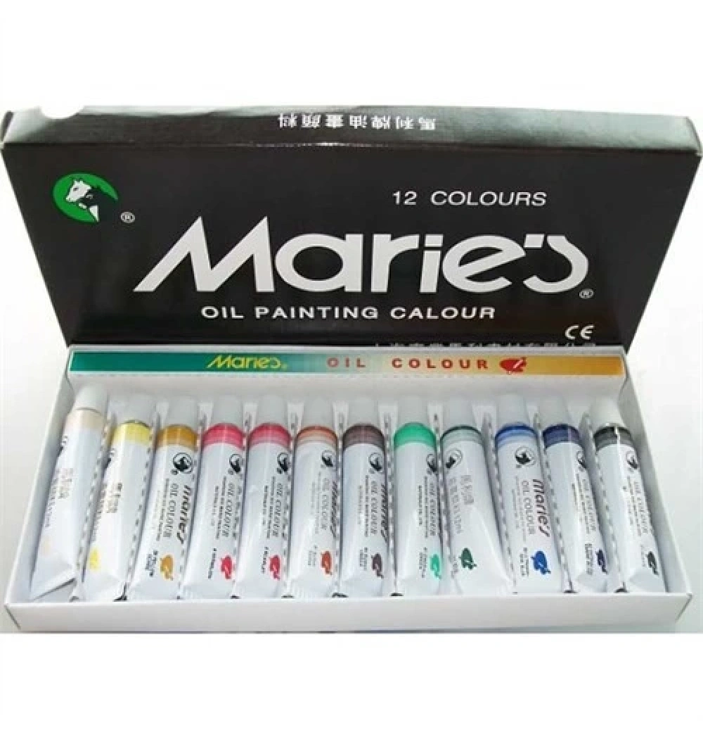 Maries Yağlı Boya E1381 12Renk 12Ml