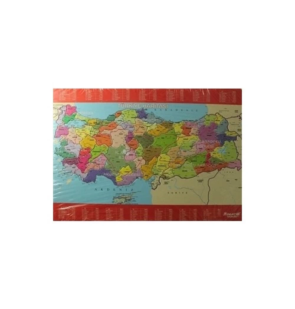 Türkiye Haritası Yap Boz  25X38  Yumurcak