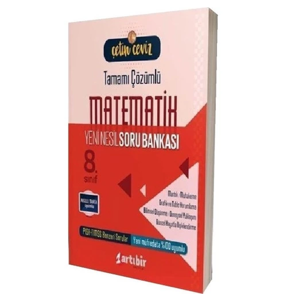 8.Sınıf Çetin Ceviz  Matematik Yeni Nesil Soru Bankası   Artıbir