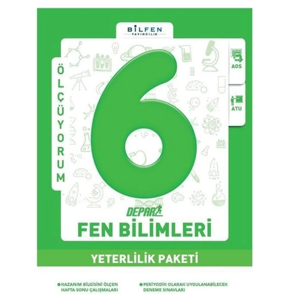 Bilfen 6.Sınıf Fen Bilimleri Depar Yeterlilik Paketi
