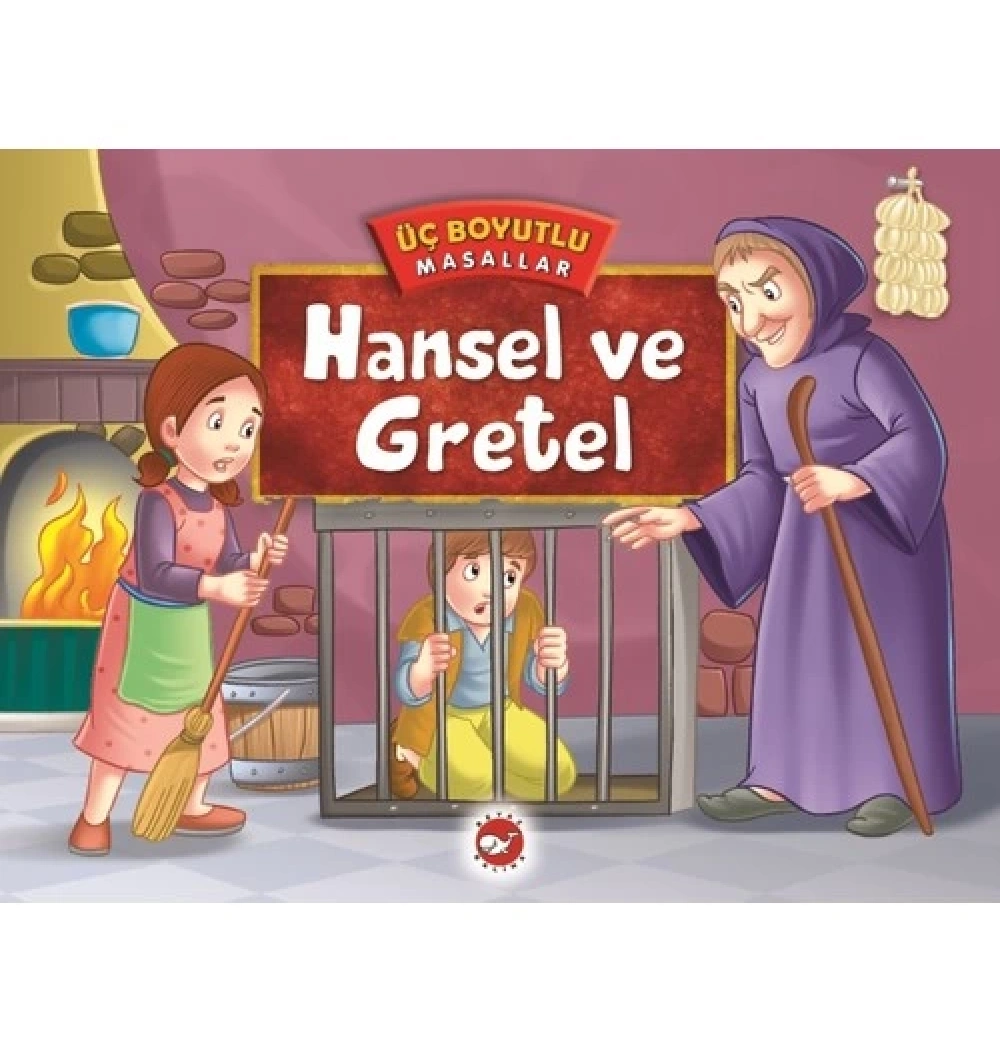 Hansel Ve Gretel Üç Boyutlu Masallar Beyaz Balina