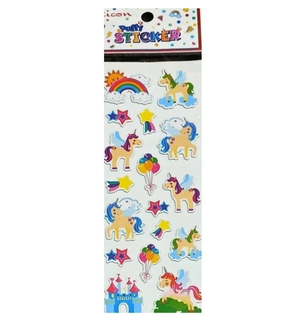 Ticon.Tps-009/7.Puffy Stıcker(Unıcorn) Kod:348926